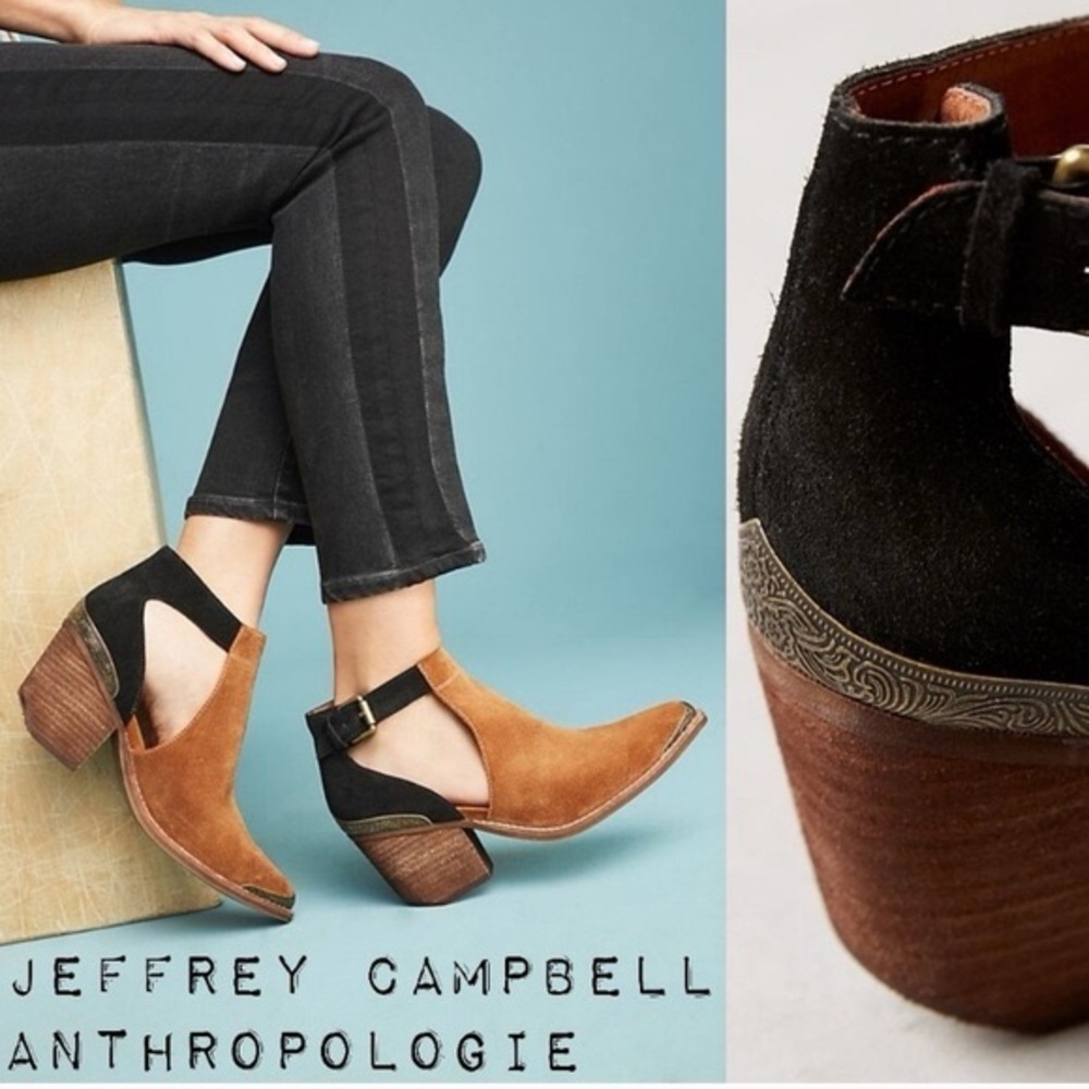 Anthropologie X Jeffrey Campbell Cutout Boot